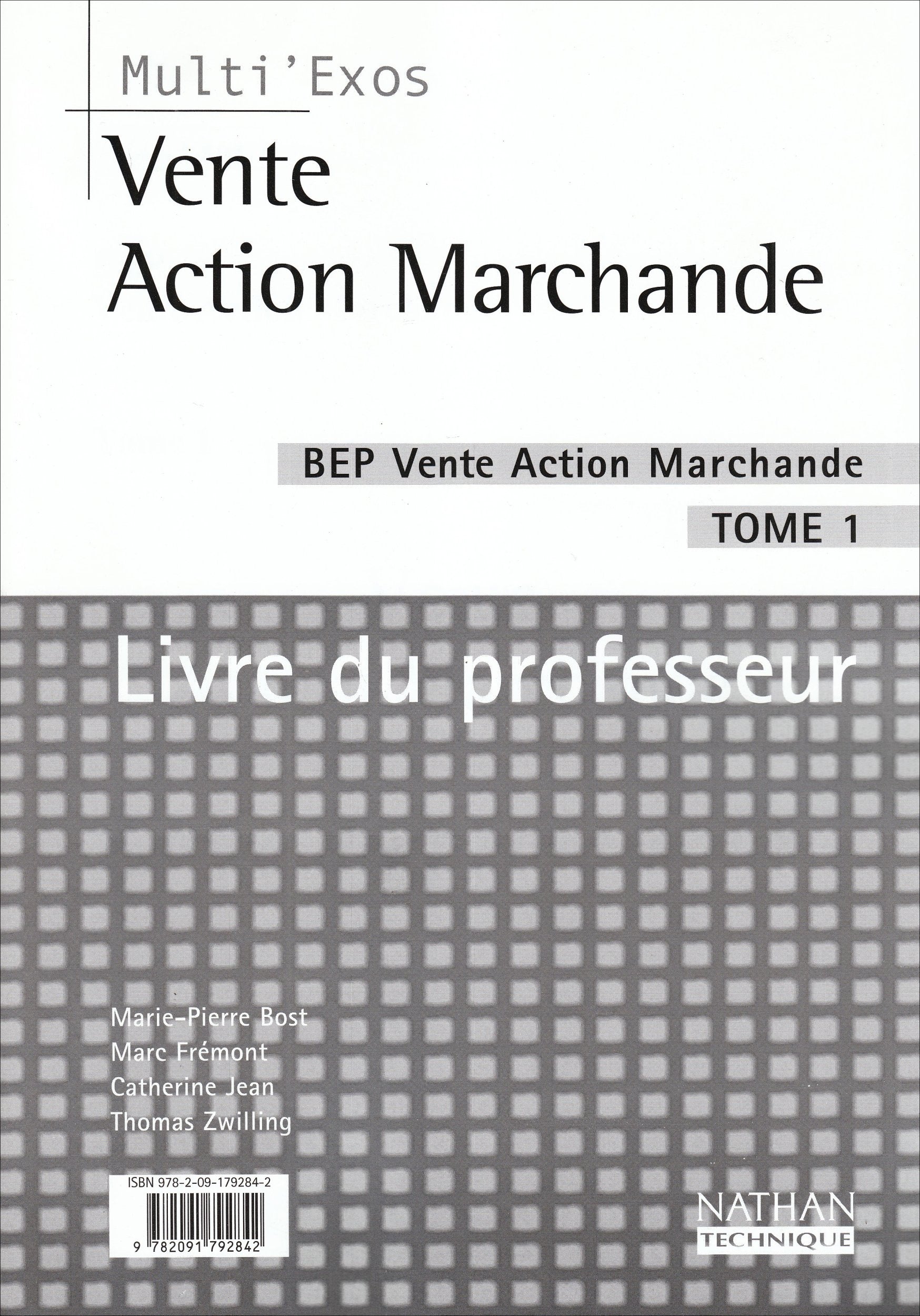 Vente Action Marchande BEP VAM Tome 1: Livre du professeur Books