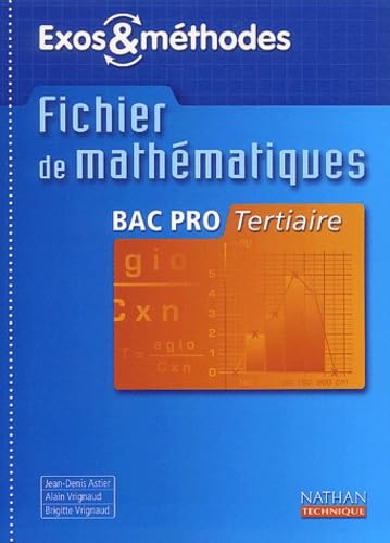 Mathématiques, Bac pro tertiaire : livre de l'élève book