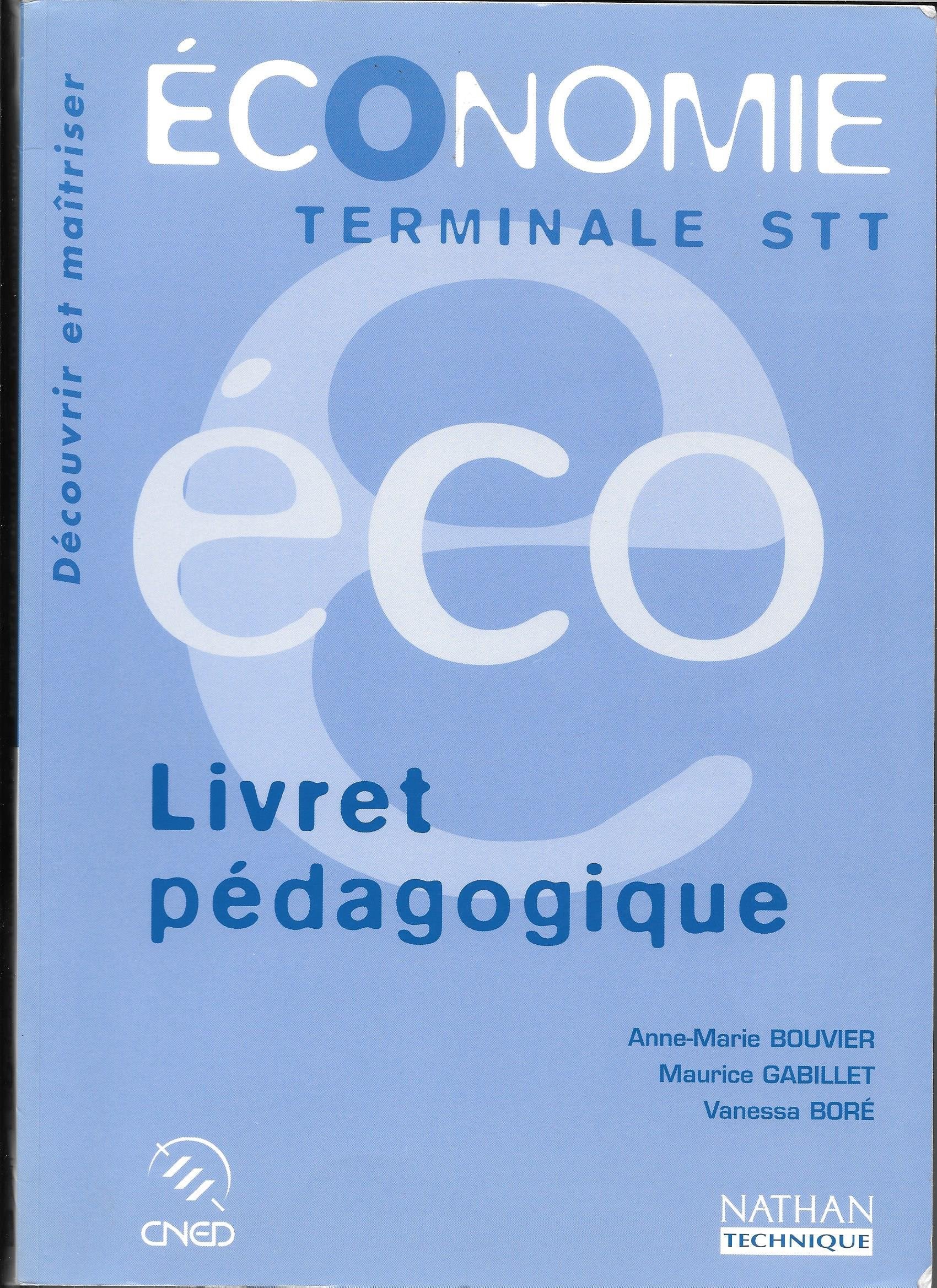 économie terminale stt - livret pédagogique dvd