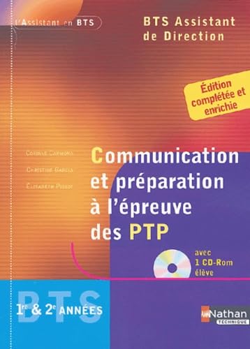 Communication et préparation à l'épreuve des PTP book