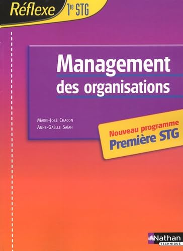 Management des organisations 1e STG book