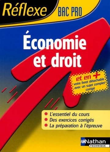 Reflexe : Economie et droit - BAC PRO book
