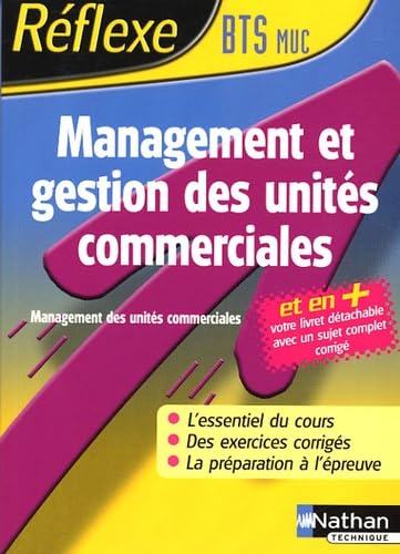 Management et Gestion des Unités Commerciales BTS book