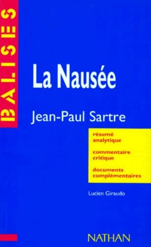 La nausée, Jean-Paul Sartre book