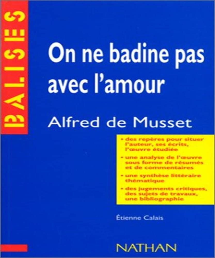 Balises: On ne badine pas avec l'amour Learning & Reference