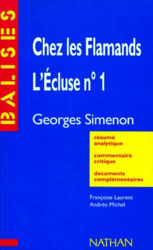 Chez les flamands, L'écluse n° 1, Georges Simenon book