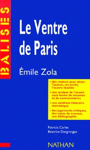 "Le ventre de Paris", Emile Zola book