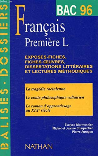 Balises Dossiers Francais 1ere L Bac 96 Books