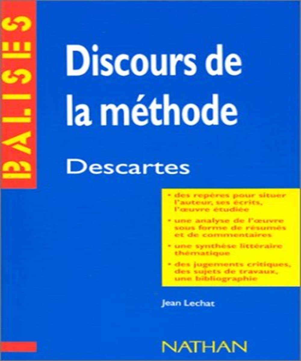 "Discours de la méthode", Descartes: Des repères... une analyse de l'oeuvre... une synthèse littéraire... Books