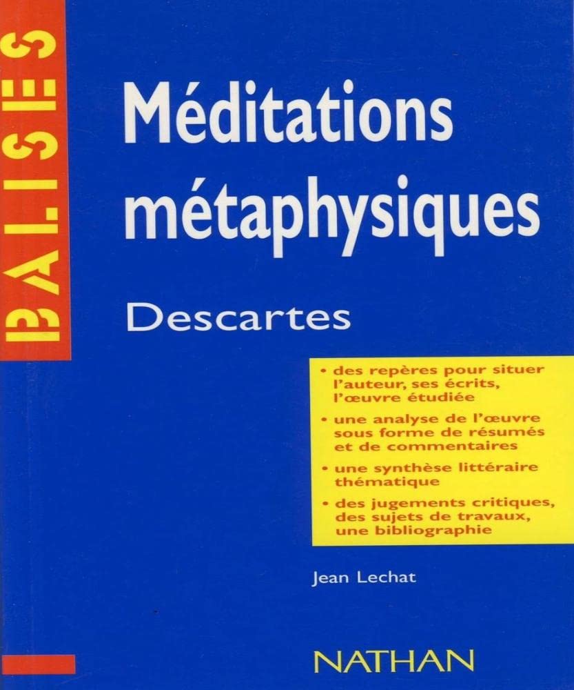 "Méditations métaphysiques", Descartes: Des repères pour situer l'auteur... Books