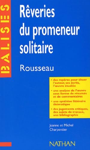 Reveries Du Promeneur Solitaire, Rousseau Books