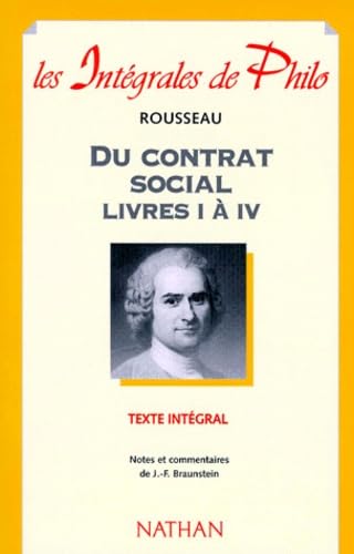 Du contrat social : livres I à IV Books