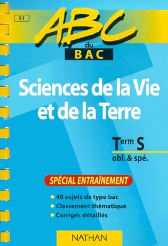 ABC du bac, sciences de la vie et de la terre niveau terminale S - entraînement book