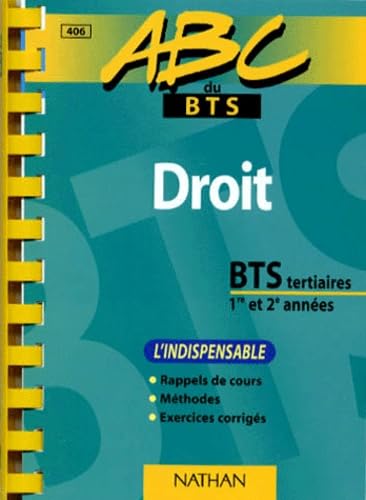 Droit, BTS tertiaires 1e et 2e années book