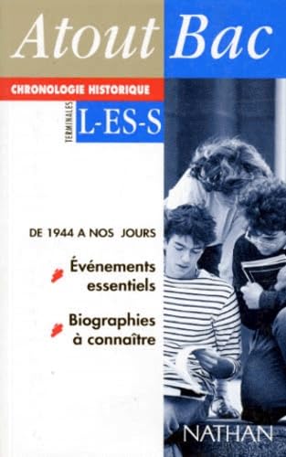 Chronologie historique, terminales L, ES, S book
