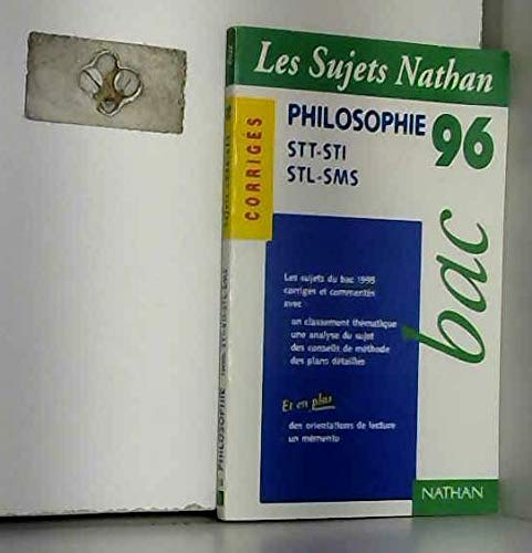 Bac 95-96 phil.stt sti stl cor book
