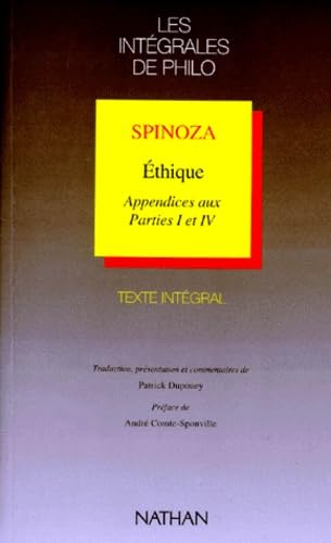 ETHIQUE.: Appendices aux Parties 1 et 4 book