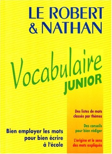 Le Robert & Nathan, vocabulaire junior Books