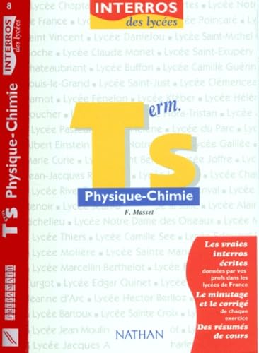 Interros des lycées, physique-chimie niveau terminale S book