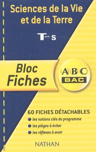 ABC Bac - Bloc Fiches : Sciences de la Vie et de la Terre, terminale S book