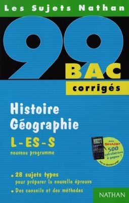 Histoire géographie L ES S, bac 99 Books