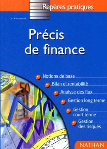 Précis de Finance: Edition 1998 Books