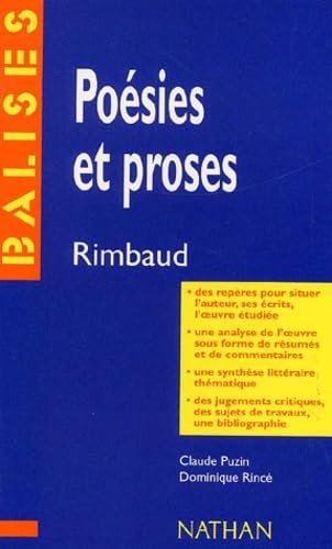 Poesies Et Proses, Arthur Rimbaud book