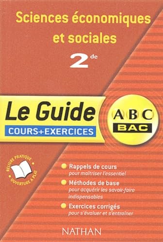 Sciences économiques et sociales 2de : Cours et exercices book