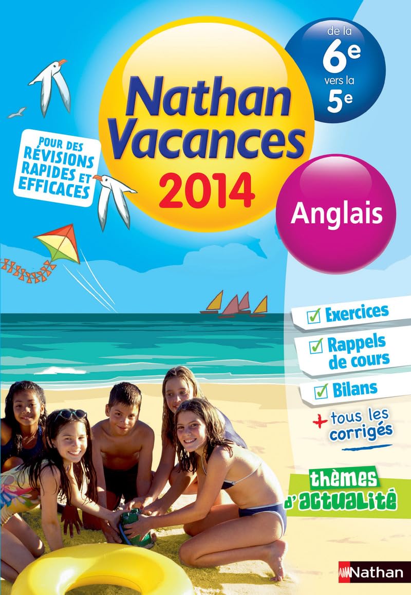 Nathan Vacances Anglais - De la 6è vers la 5è book