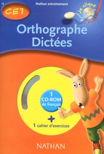 Orthographe dictées CE1, cahier d'exercices (1 CD-Rom inclus) book
