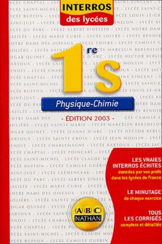 Interros des lycées : Physique Chimie 1ère S Books