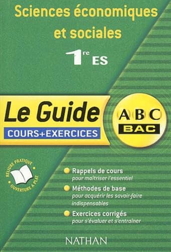ABC du Bac : Sciences économiques et sociales, 1ère S book