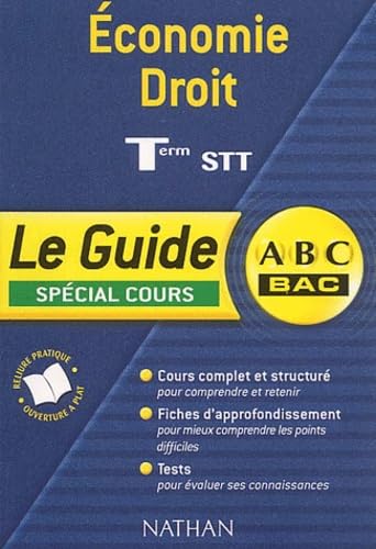 Economie Droit Terminale Stt Books