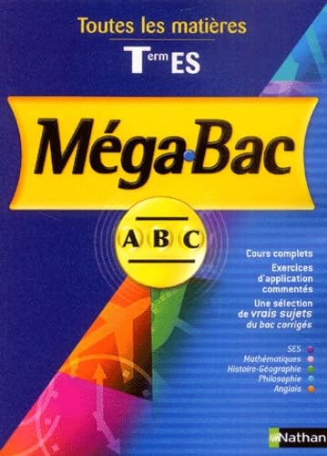 Mégabac terminale ES : toutes les matières book