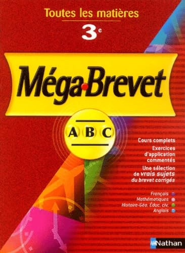 Mégabrevet : toutes les matières book