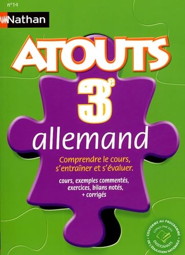 Allemand 3e : comprendre le cours, s'entraîner et s'évaluer Books