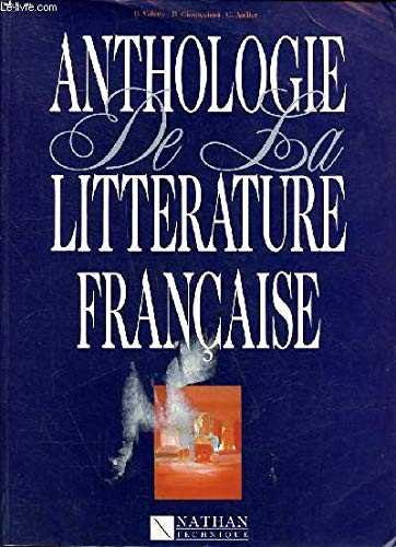 Anthologie de la littérature française Books