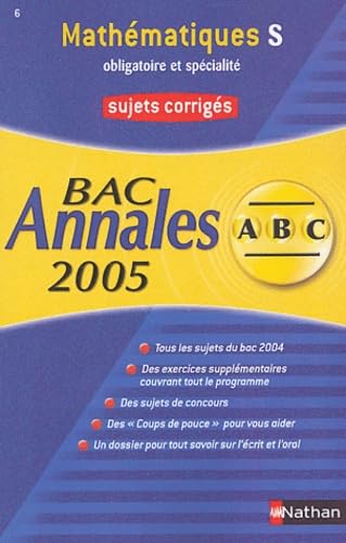 Mathématiques S, obligatoire et spécialité : corrigés book