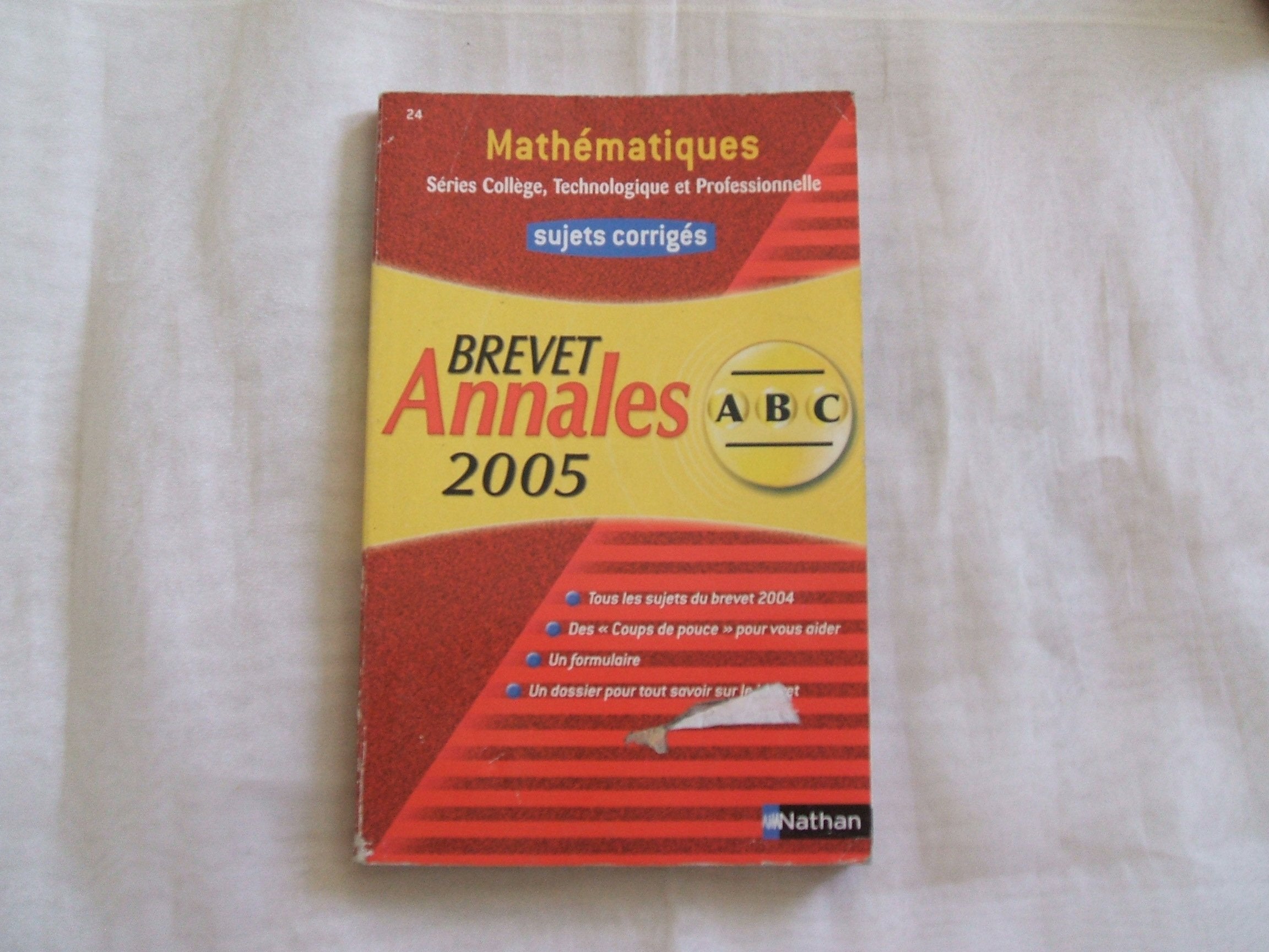 Mathématiques séries Collège, technologique et professionnelle: Sujets corrigés book