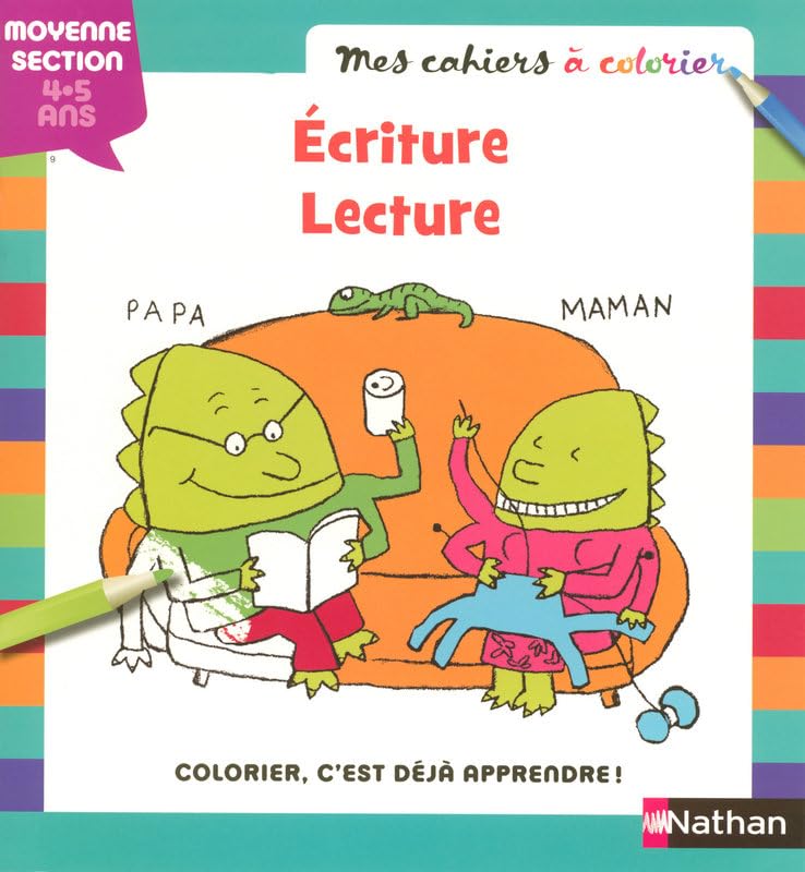MES CAHIERS A COLORIER ECRITUR book