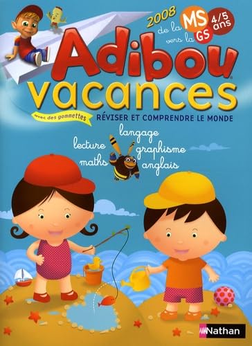 Adibou vacances de la MS vers la GS: 4/5 ans book