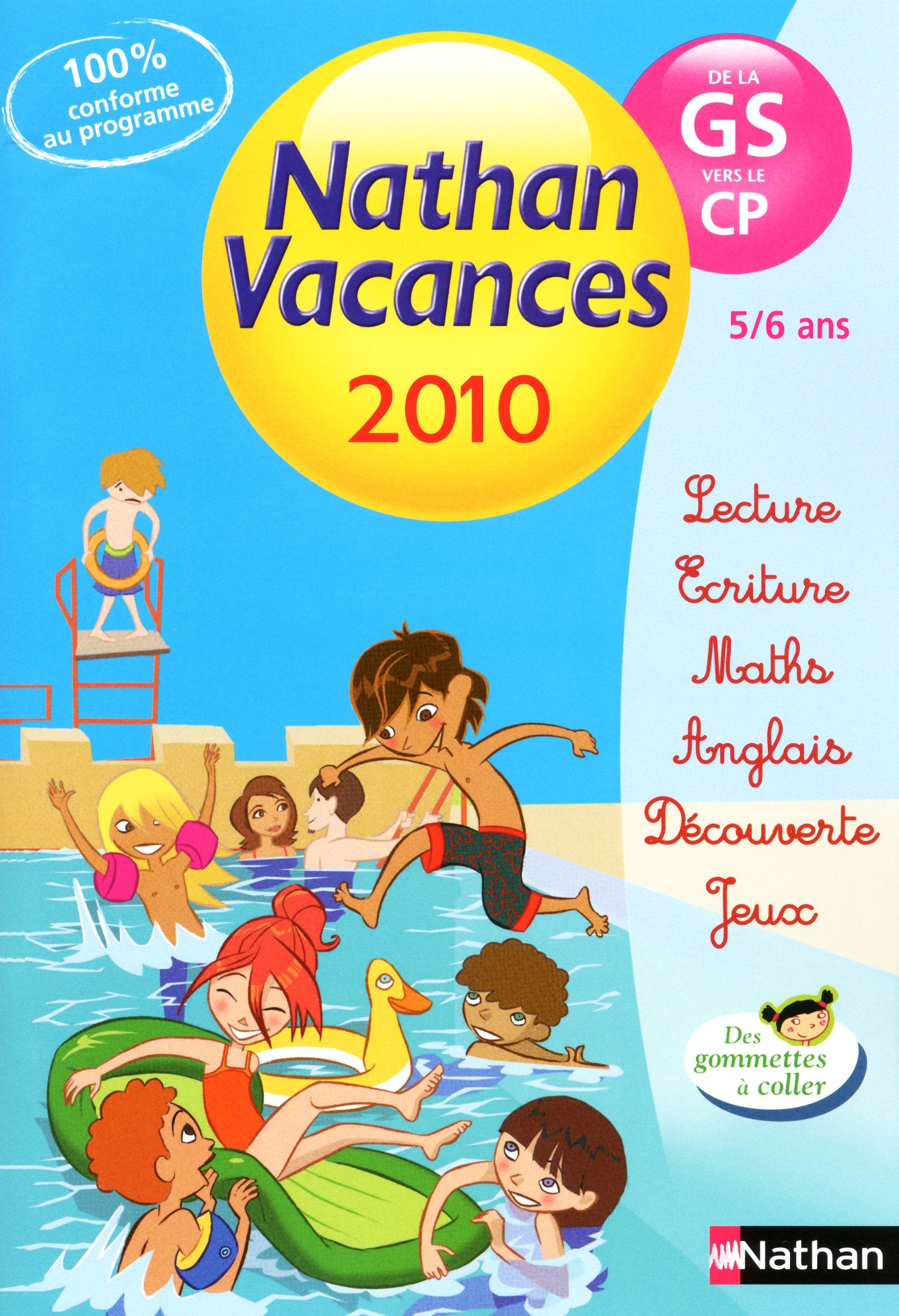 Nathan Vacances tout en un de la GS vers le CP book