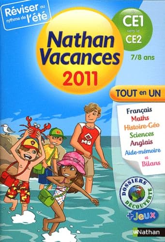 Nathan vacances - tout en un - du CE1 vers le CE2: 7/8 ans book