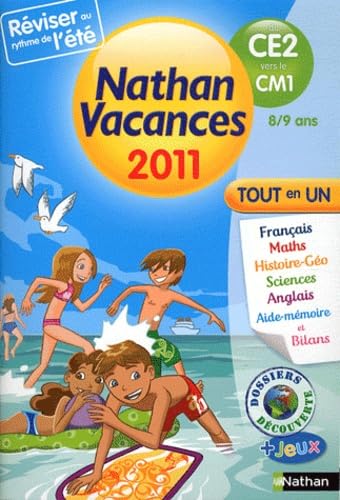 Nathan vacances - tout en un - du CE2 vers le CM1: 8/9 ans book