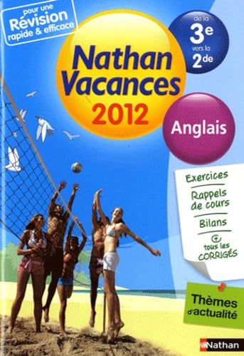 Nathan vacances Anglais de la 3e vers la 2e book