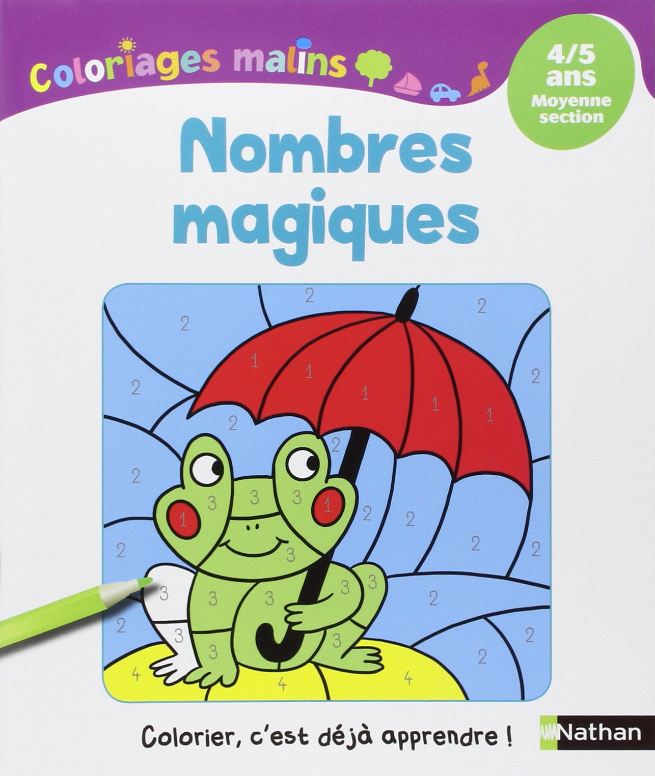 Coloriages Malins - Nombres Magiques MS book