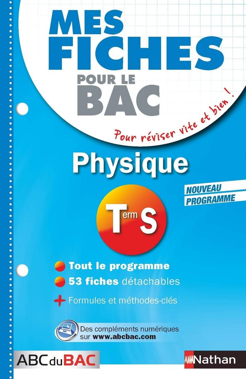 Mes fiches ABC du BAC Physique Term S Professional & Reference Books