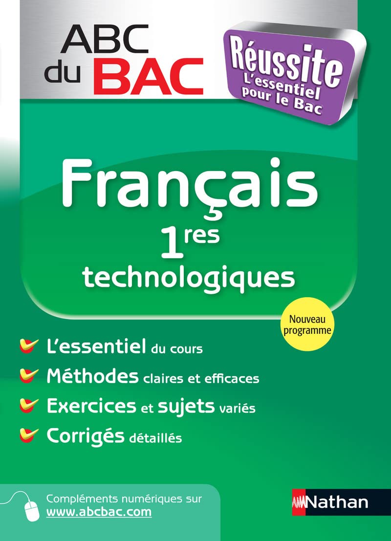 ABC du BAC Réussite Français 1res technologiques book