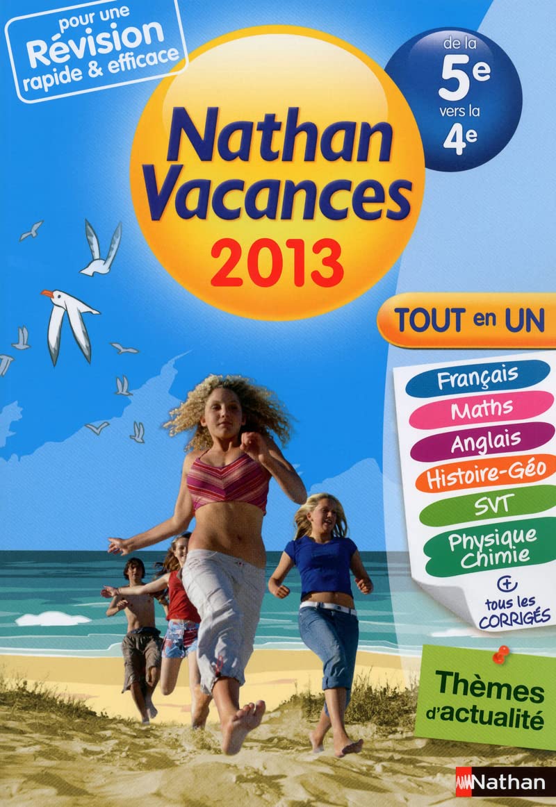 CAHIER DE VACANCES 2013 TOUT EN UN DE LA 5E VERS LA 4E Professional & Reference Books