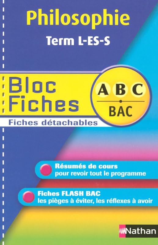 BLOC FICHES ABC PHILO L ES S book
